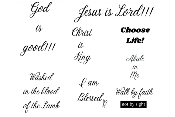 Christian Pack: Faith Graphics & Print Templates for Brands