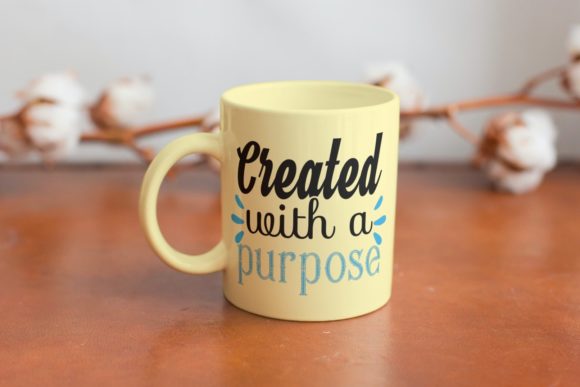 Created with Purpose Christian Quotes Graphics