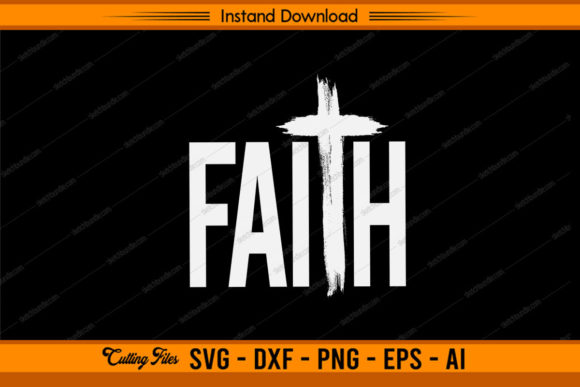 Faith - Jesus Design Graphics for Crafts