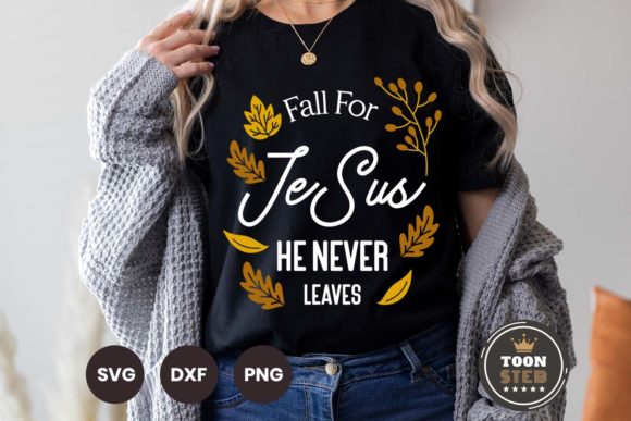Fall for Jesus He Never Leaves V1: Graphics & Crafts for Faith-Driven Publishing