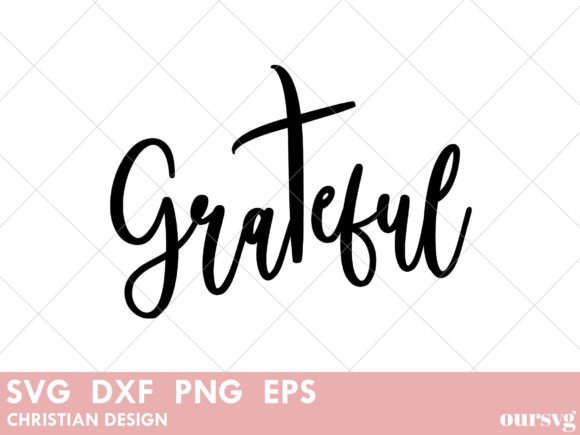 Grateful Christian Religion Beliefs Graphics for Crafts