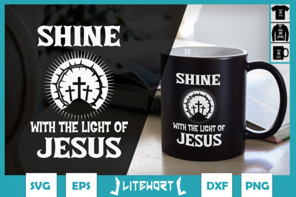 Shine with the Light of Jesus Christian Graphics & Crafts